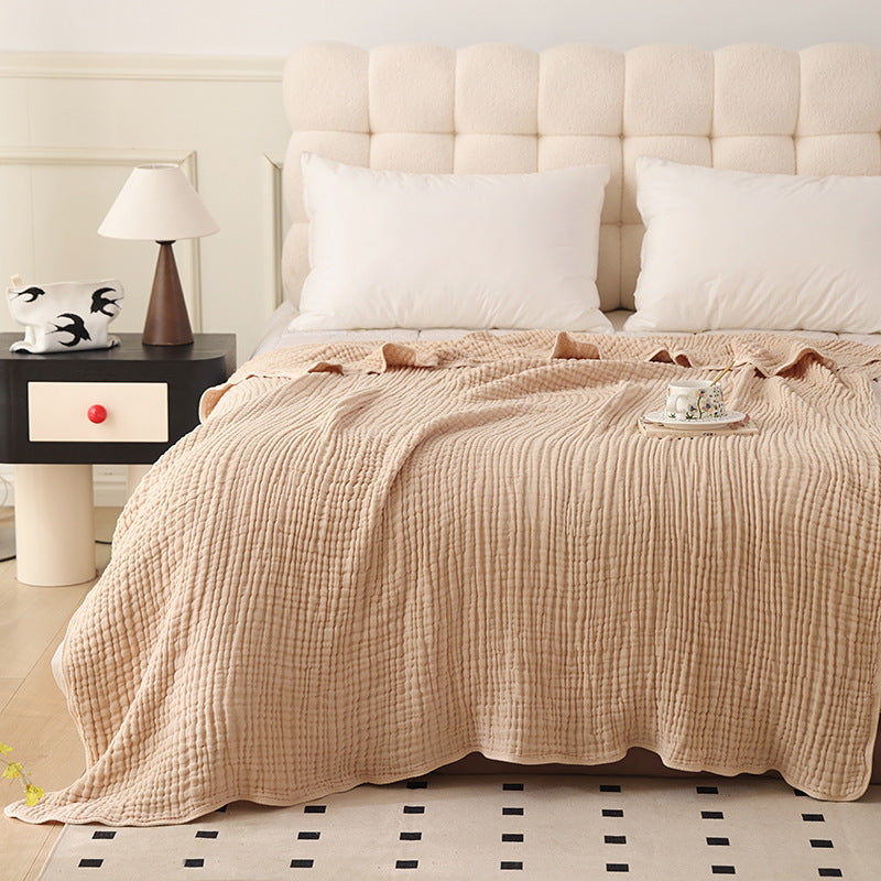 Large Size Plain Cotton Muslin Blanket