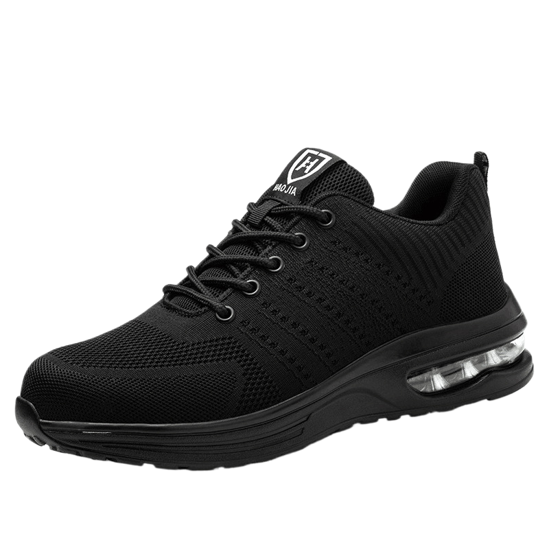 Wear-resistant, anti-slip, lightweight air cushion safety shoes for men