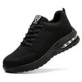 Wear-resistant, anti-slip, lightweight air cushion safety shoes for men