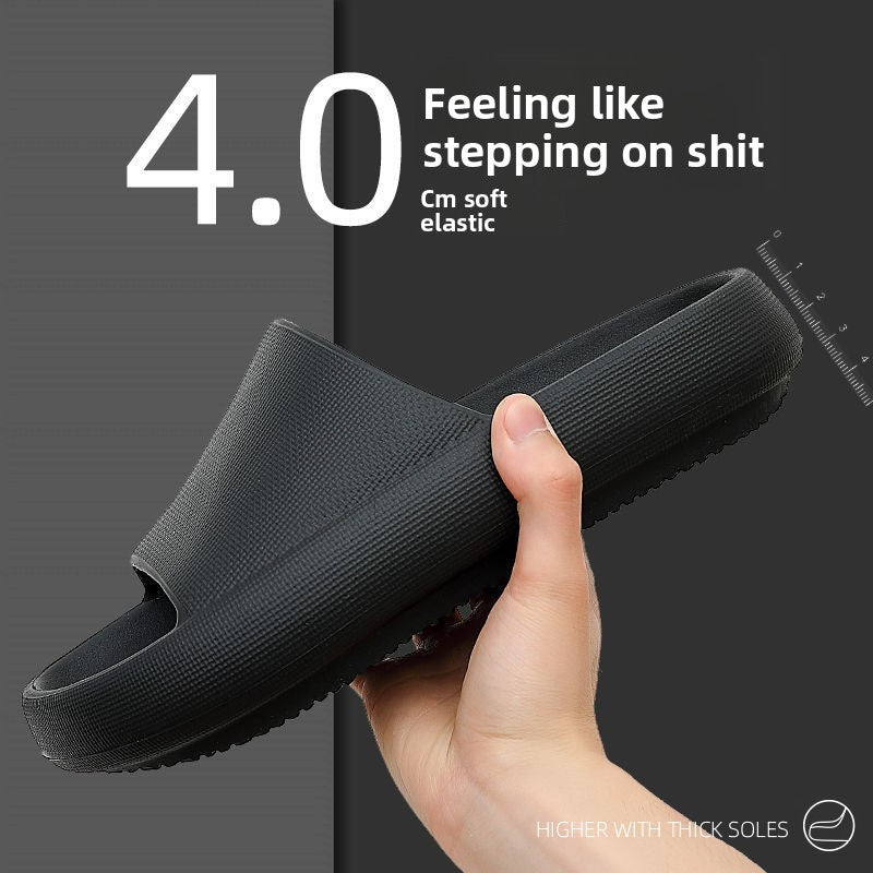 Men's Slippers with a Sense of Stepping on Poop for Summer Outer Wear 2023 New Indoor Home Non-slip Non-stinky Foot Sports Sandals and Slippers for Men