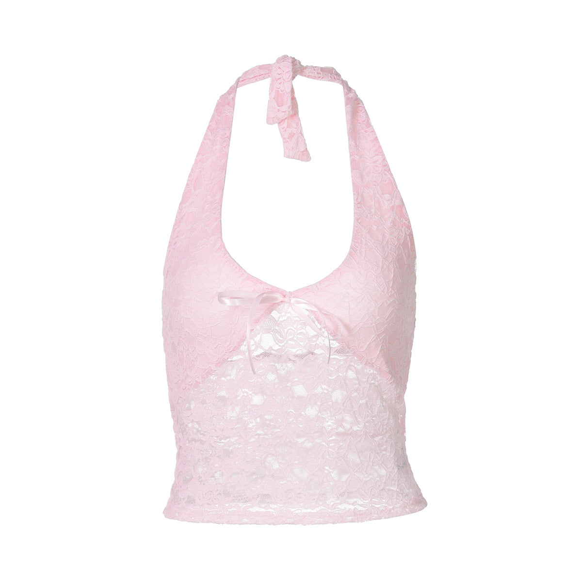Womens Lace Halter Vest