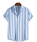 Mens Striped Short Sleeve Shirt