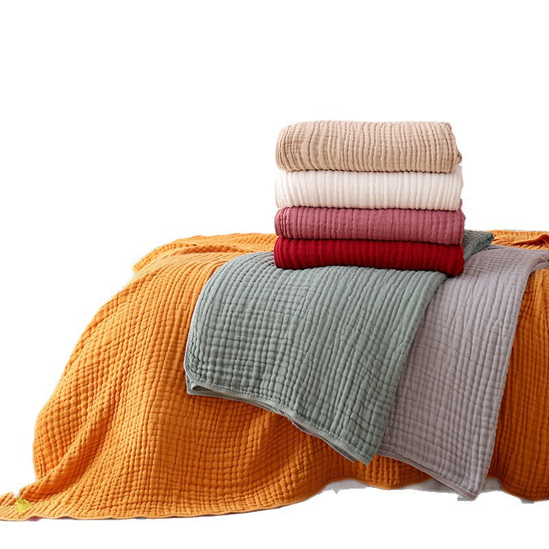 Large Size Plain Cotton Muslin Blanket