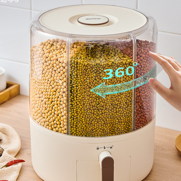 Mixed grains and grains storage box
