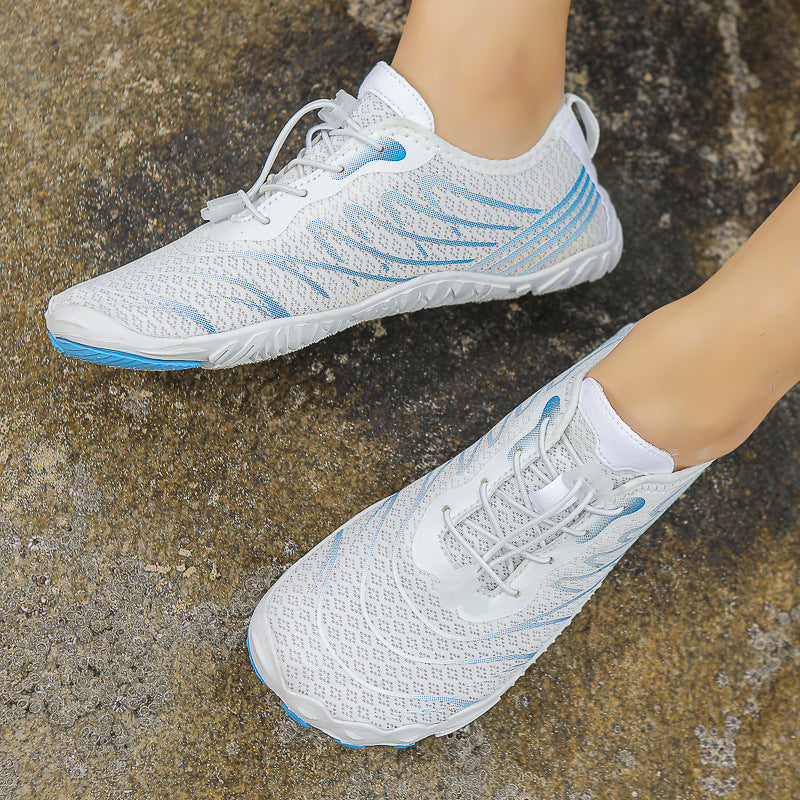 Summer River Tracing Shoes, Quick-Drying Breathable Wading Shoes, Lightweight Wading Shoes, Outdoor Hiking Shoes for Men and Women, Non-Slip and Wear-Resistant