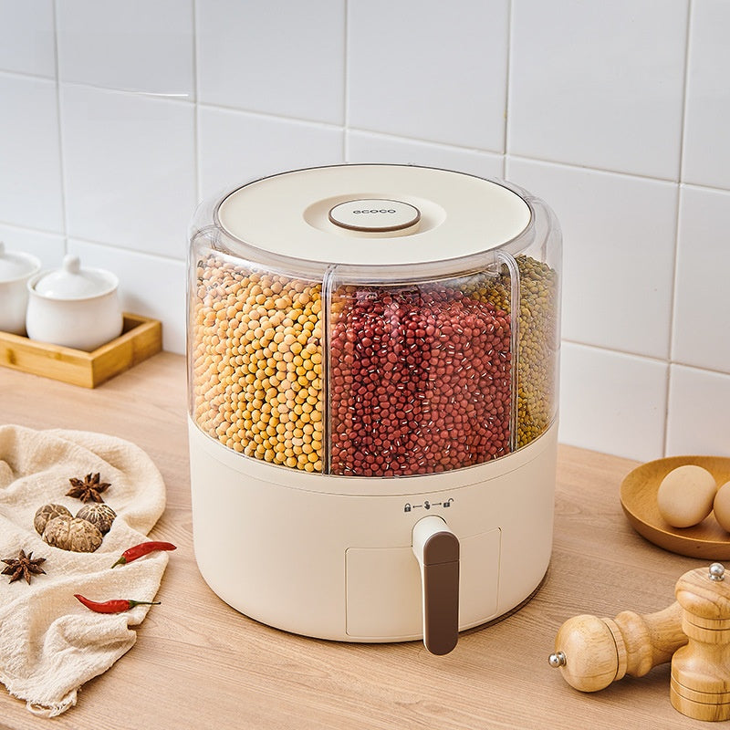 Mixed grains and grains storage box